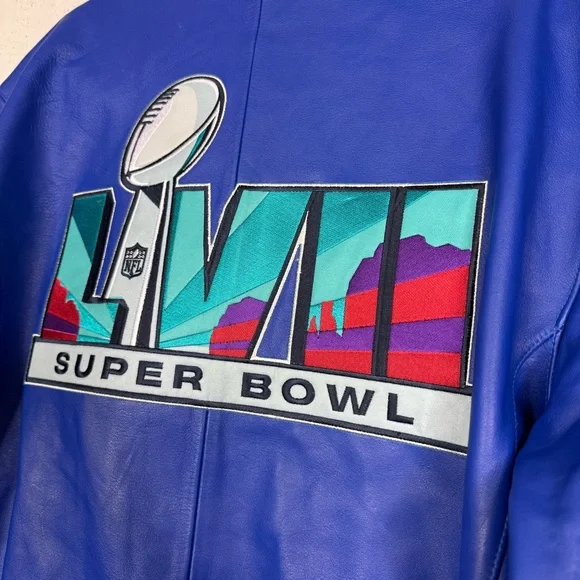 Starter Super Bowl Leather Jacket 2022 Arizona Super Bowl NWOT XL